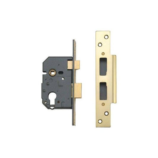 DUFFELLS YALE EURO MORTICE SASHLOCK 67 x 45mm SATIN CHROME 310065S