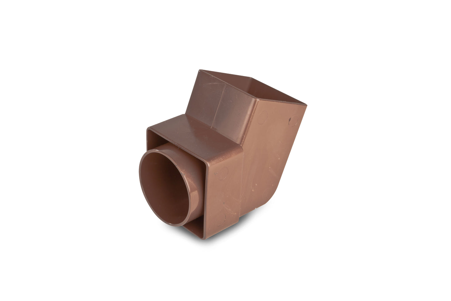 OSMASQUARELINE PVCU OFFSET BEND SPIGOT 61mm 4T826N BROWN
