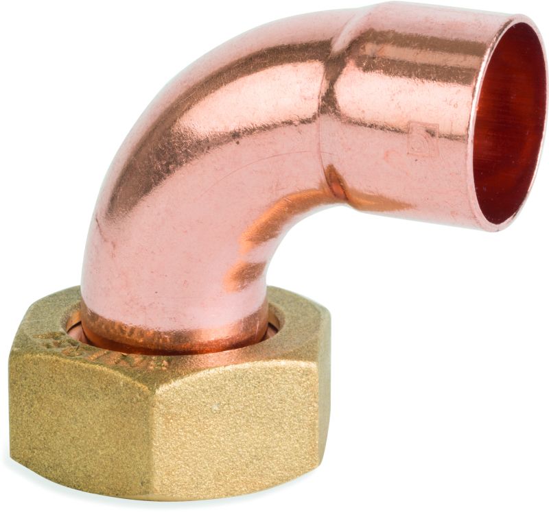 FLOWFLEX END FEED BENT CYLINDER UNION 22mm x 1" C805SCEF.4