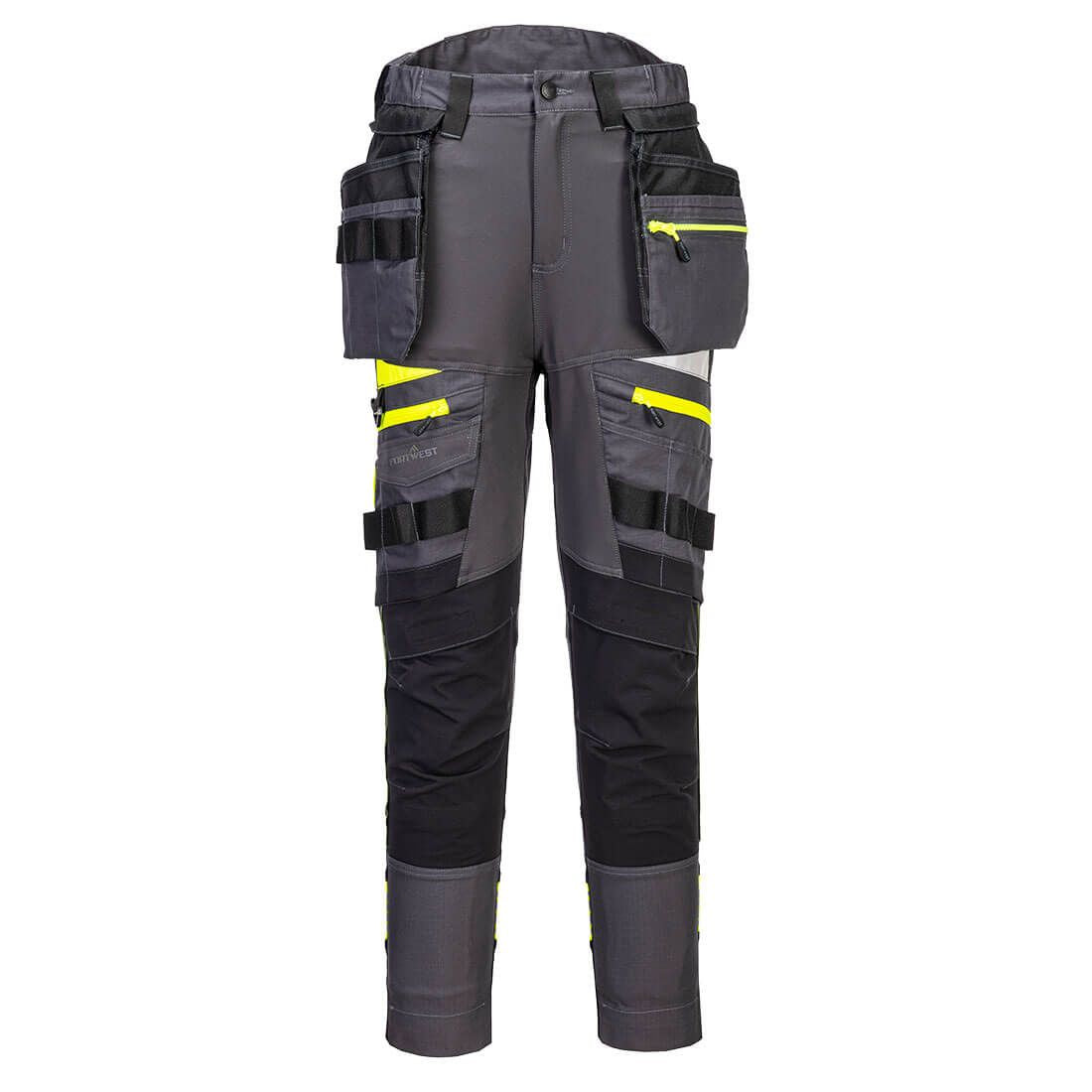 DX4 Women's Detachable Holster Pocket Trousers, 26, R, Metal Grey
