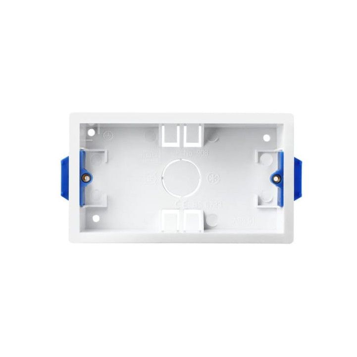 NEXUS 908 2-GANG RECTANGULAR DRY LINING BOX 35mm