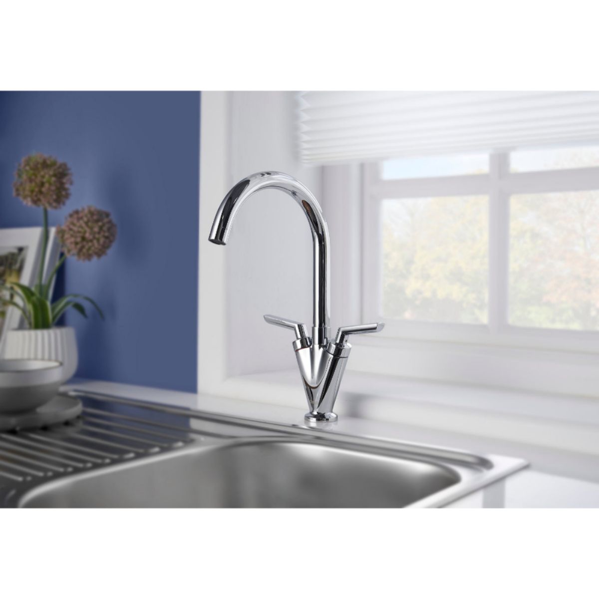 DEVA LEV104 LEVER MONO LEVER SINK MIXER CHROME
