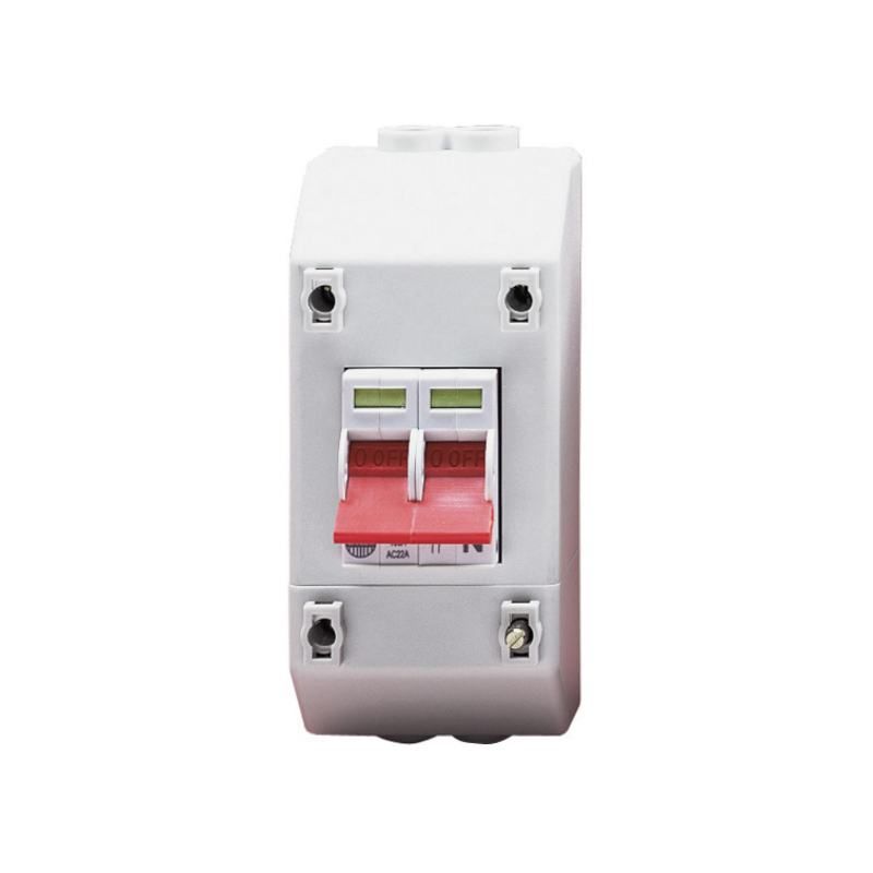 WYLEX REC2S 2-POLE ENCLOSED SLIMLINE INSULATED SUPPLY ISOLATOR 100a