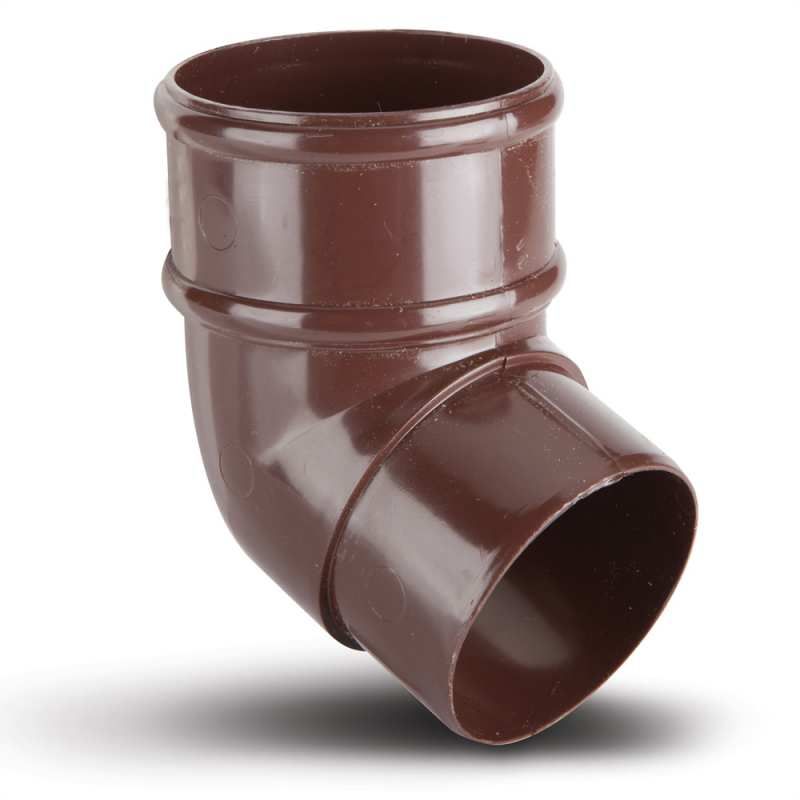 POLYPIPE RAINWATER DOWNPIPE OFFSET BEND 68mm x 92.5deg RR132W WHITE