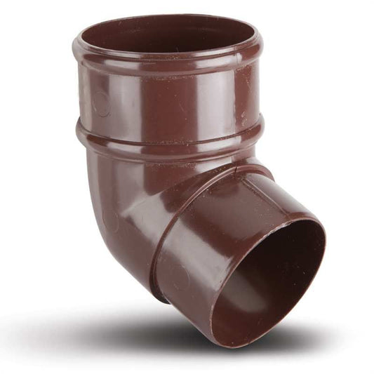 POLYPIPE RAINWATER DOWNPIPE OFFSET BEND 68mm x 92.5deg RR132W WHITE