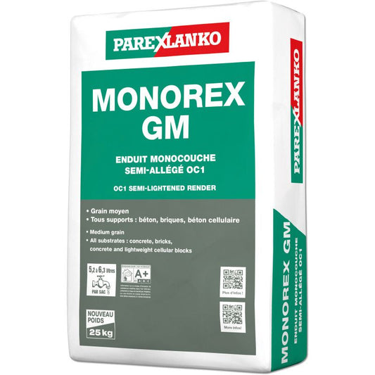 Parex Monorex Gm - 25Kg Bag Mouse Grey