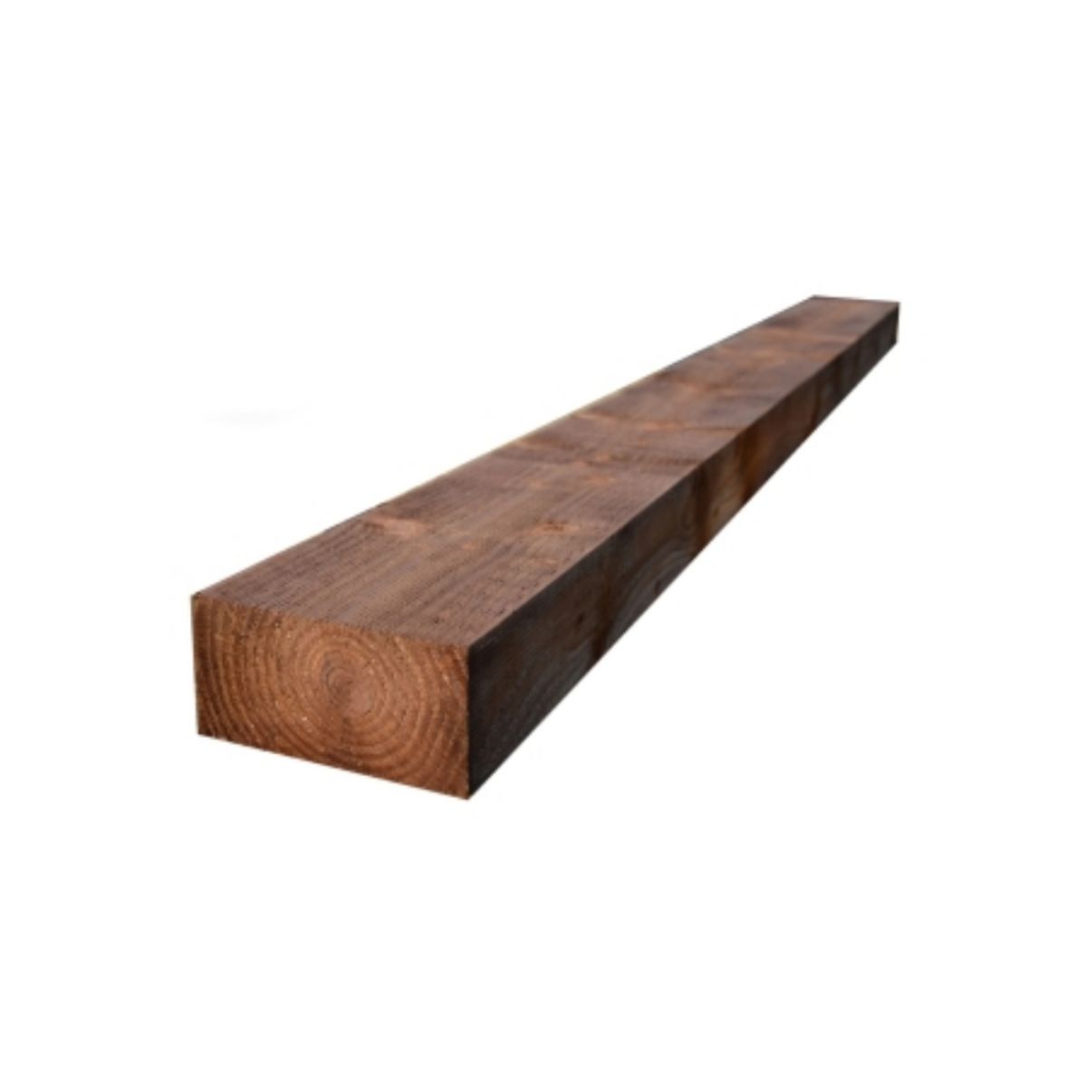JJ 100 x 200mm x 2.4m INCISED SLEEPER UC4 TREATED BROWN FSC