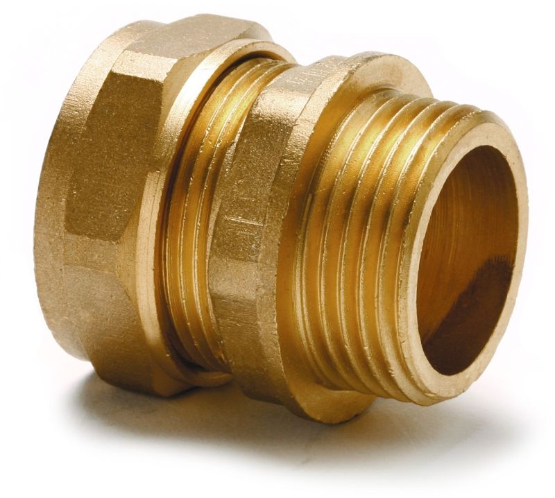 FLOWFLEX COMPRESSION MALE IRON COUPLING 10mm x 1/4" P902.07