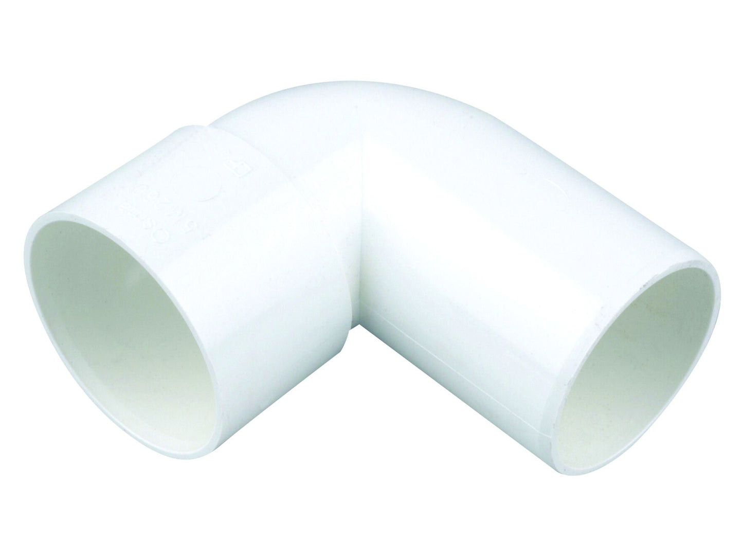 OSMAWELD 2M260 PVCC SPIGOT BEND 90deg 50mm 2M260W WHITE