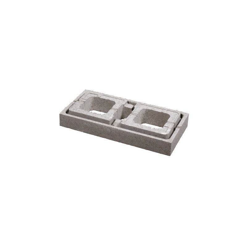 PAVESTONE MOODUL 600 x 300 x 90mm WALLING BLOCK GREY 10128004
