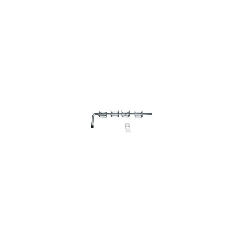 600mm 24" TRADITIONAL GALV GARAGE DROP BOLT PREPACKED 260TR600GV