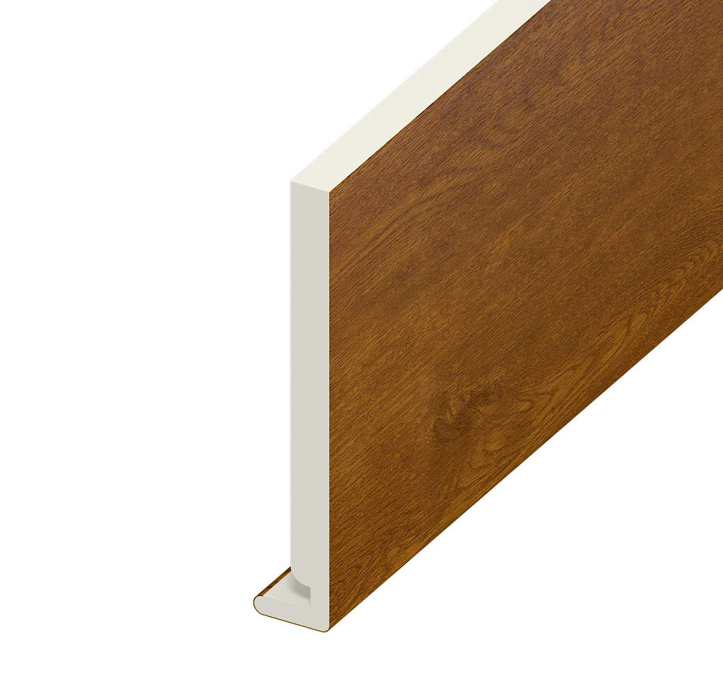 16mm Plain Golden Oak Fascia Board 225mm x 5m