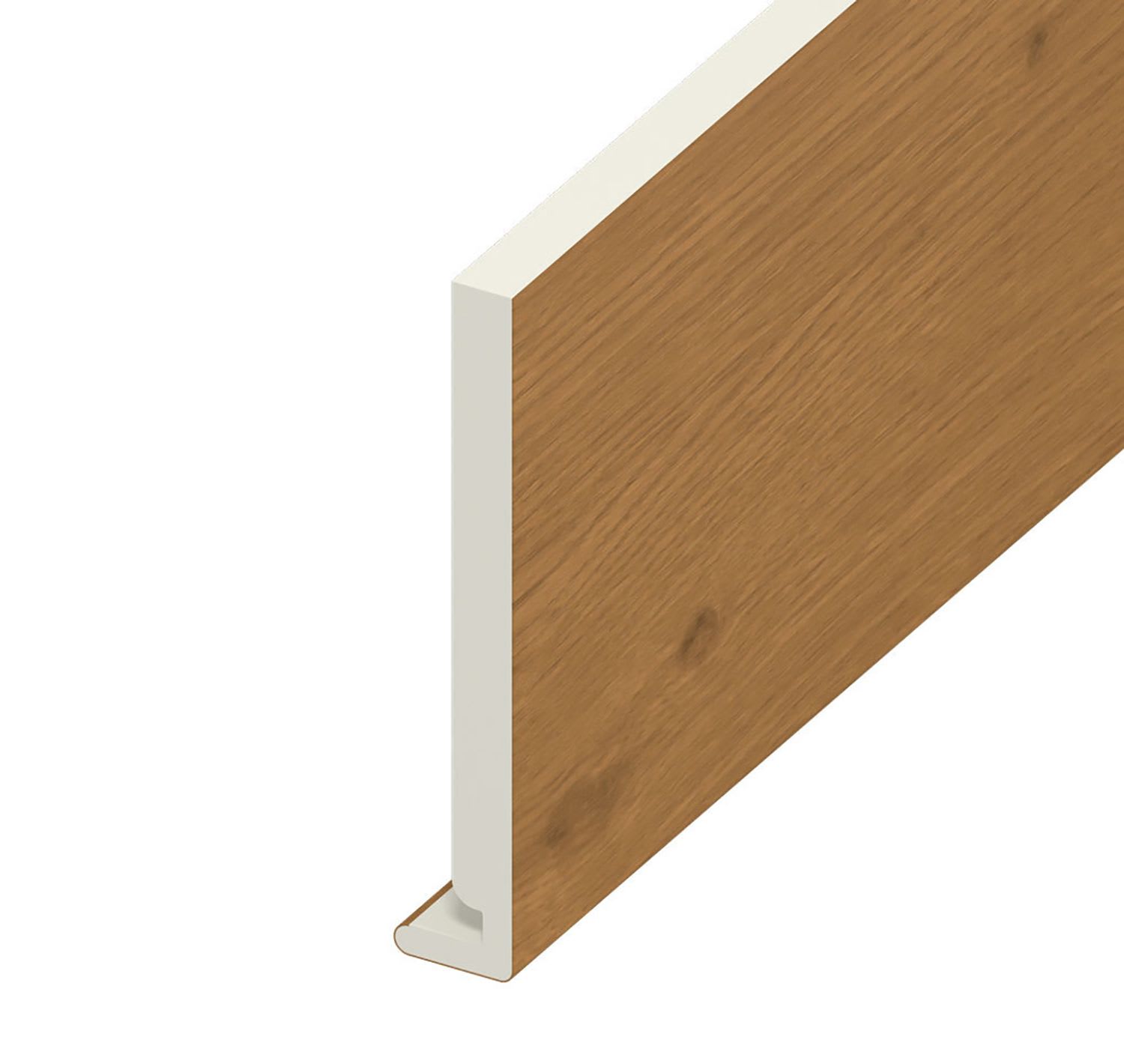 16mm Plain Irish Oak Fascia Board 200mm x 5m