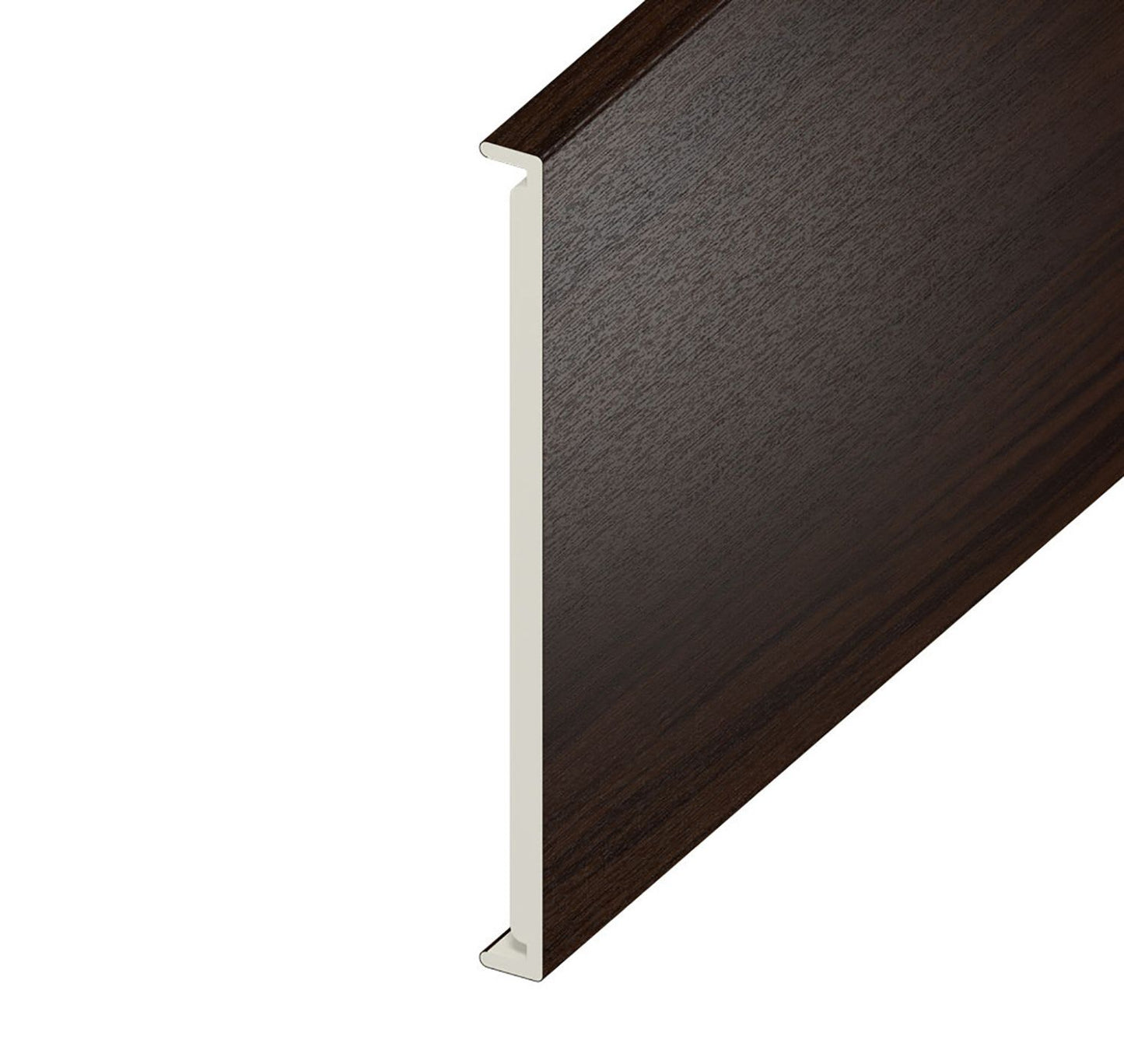 16mm Plain Rosewood Double Fascia Board 350mm x 5m