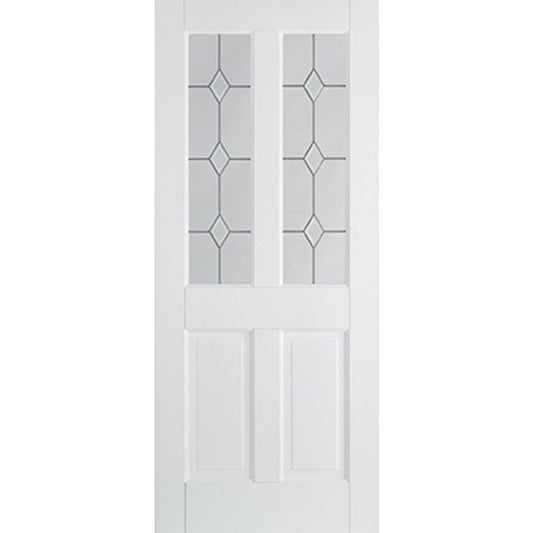 LPD WHITE CANTERBURY 2P GLAZED 6L 33" WFCAN2P6L33