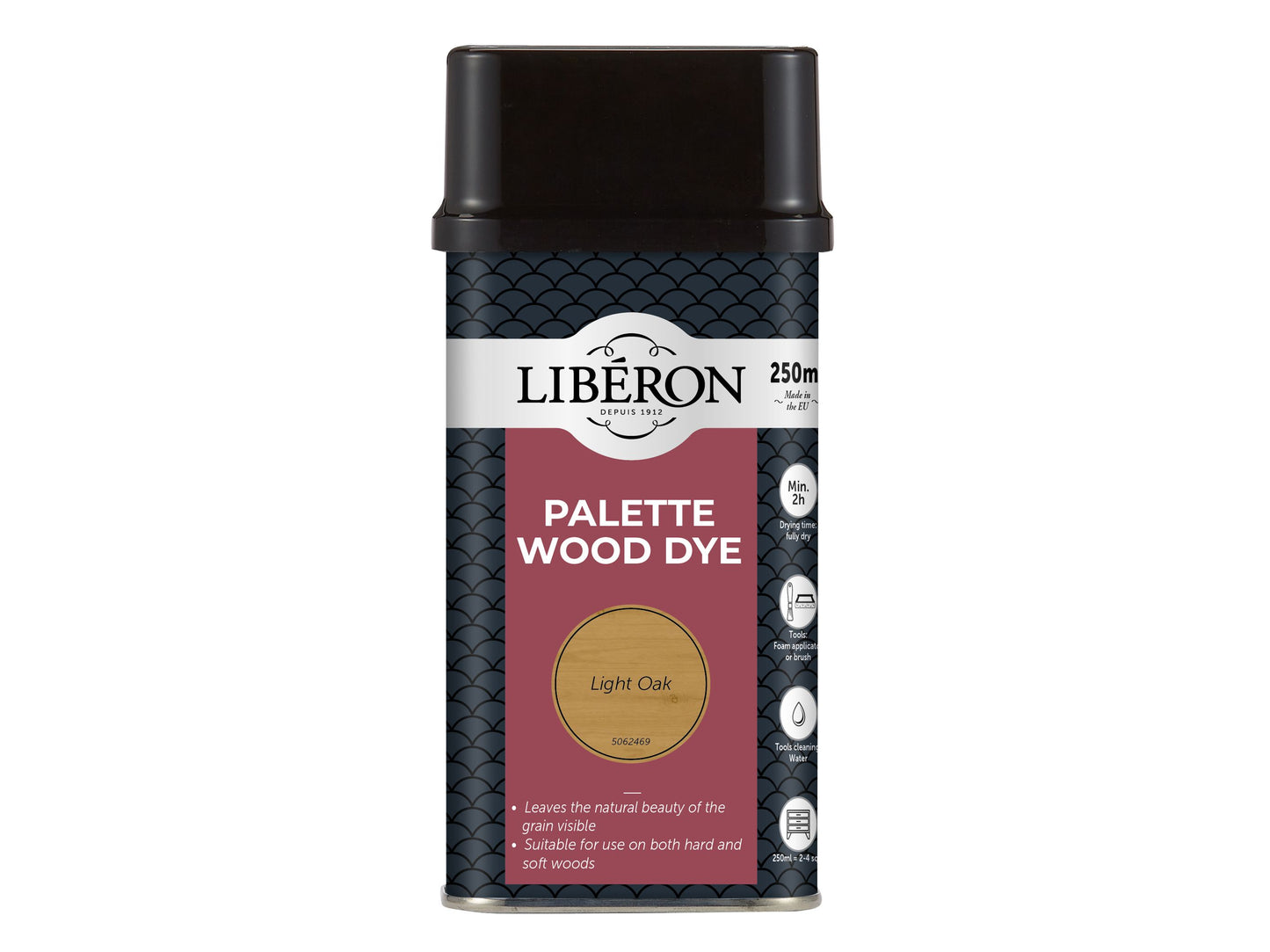 LIBERON WATER BASED PALETTE WOOD DYE 250ml LIGHT OAK LIBWDPLO250