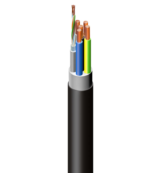10mm² 5 Core CAT6A EV Cable (Cut Length Sold By The Metre)