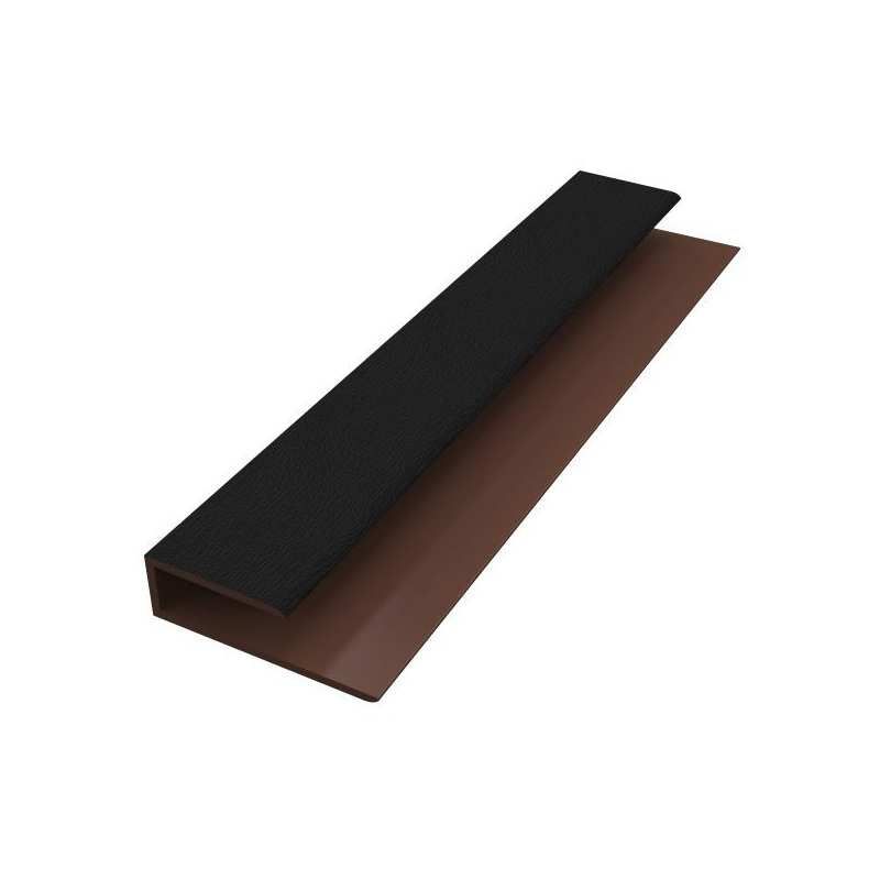 FREEFOAM J STARTER TRIM 5m WOODGRAIN BLACK F107WGB