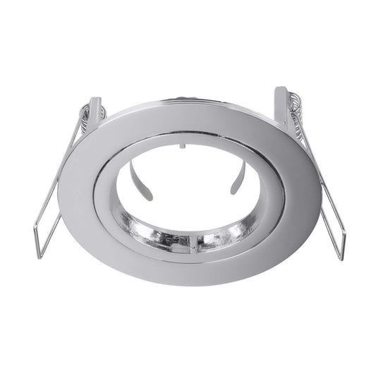 Aurora Lighting Edlm™ PRO GU10 230V Fixed Lock Ring Downlight Polished Chrome