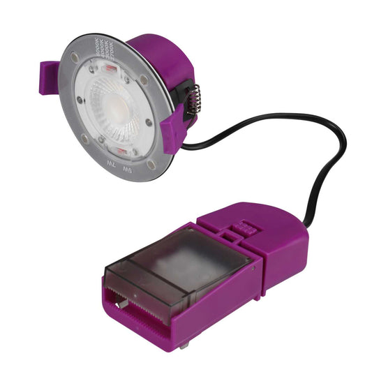 Knightsbridge SpektroLED 5W / 7W LED Colour Selectable Dimmable Fixed Downlight (No Bezel)