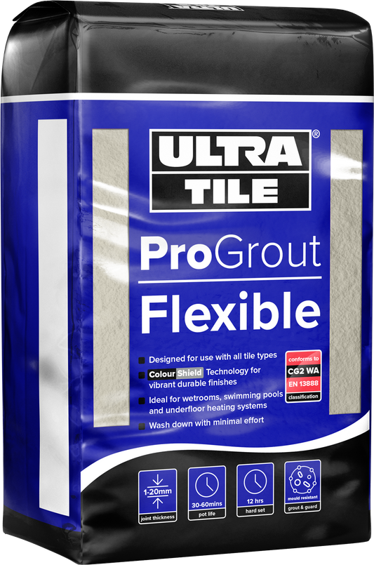 INSTARMAC UTF PROGROUT FLEXIBLE 3kg BAG (1-20mm JOINT) LIMESTONE UTF PG FLEXIBLE L 3