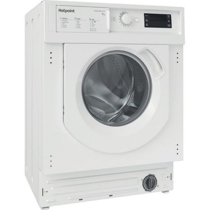 HOPKINS HOMES HOTPOINT BIWMHG71483UKN INTEGRATED WASHING MACHINE 7Kg 1200 SPIN WHITE A+++-10%