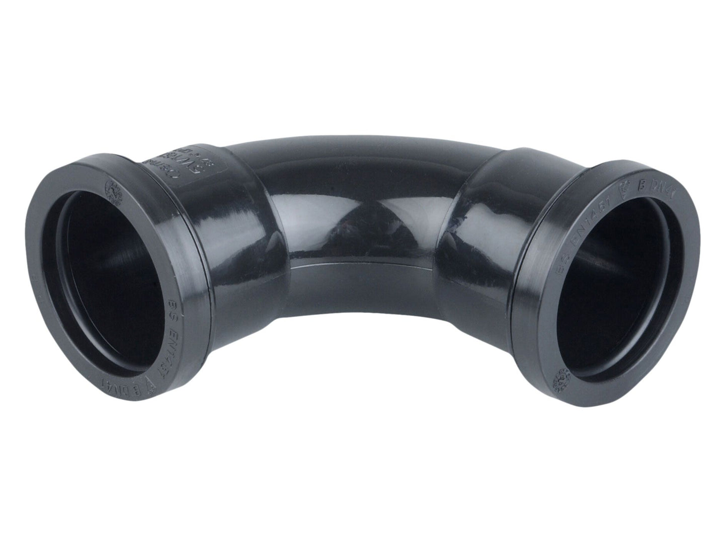 OSMAWELD 5W161 PP BEND 90deg 40mm 5W161B BLACK