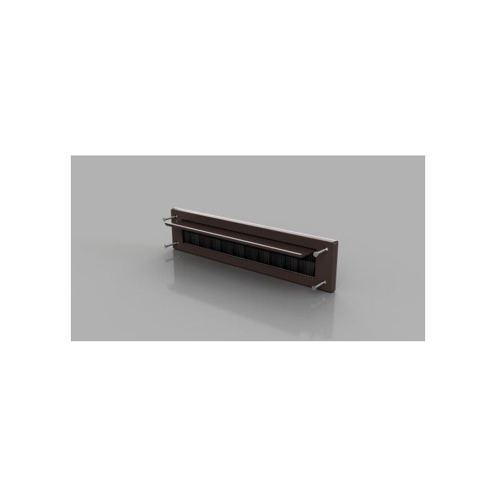 STORMGUARD LETTERBOX SEAL & BRUSH WITH FLAP BROWN 06SR0160000B