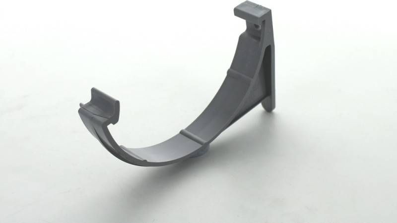 MARLEY HUNTER RAINWATER HALF ROUND SUPPORT BRACKET 112mm GREY GR010