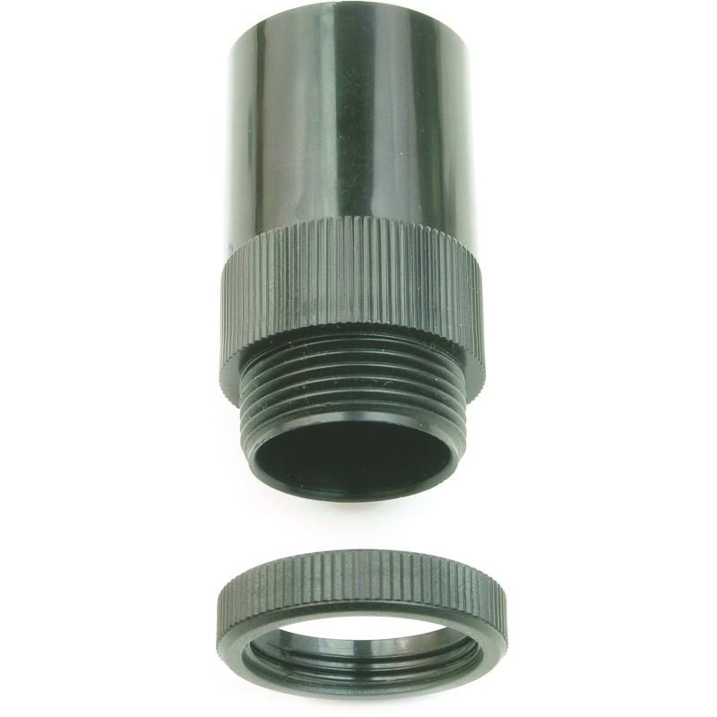 UNIVOLT AMT/LR20BK MALE ADAPTOR 20mm BLACK