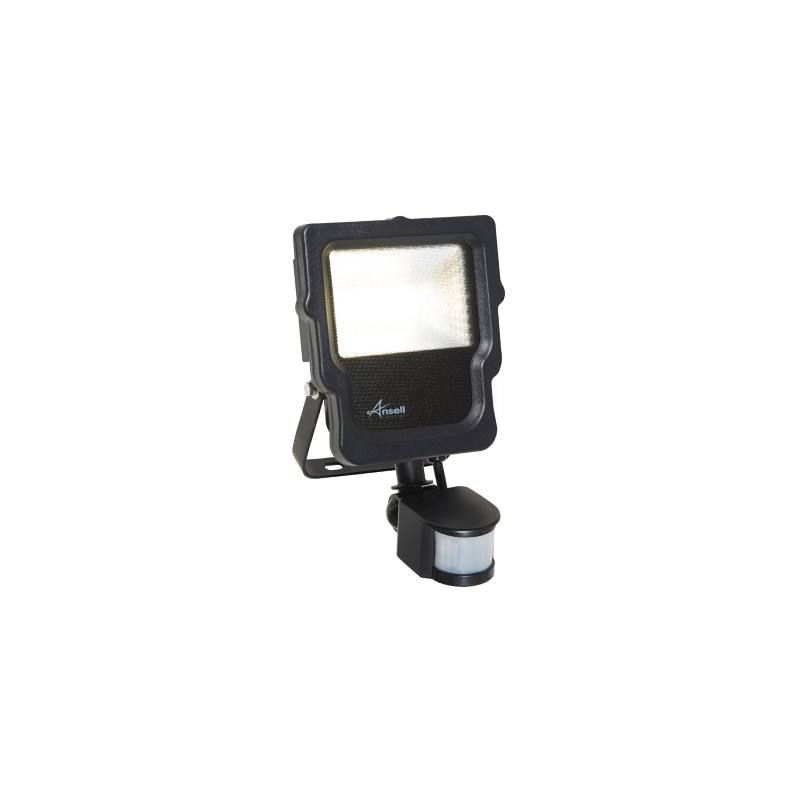ANSELL 10w CALINOR CW LED FLOOD & PIR ACALED10/PIR
