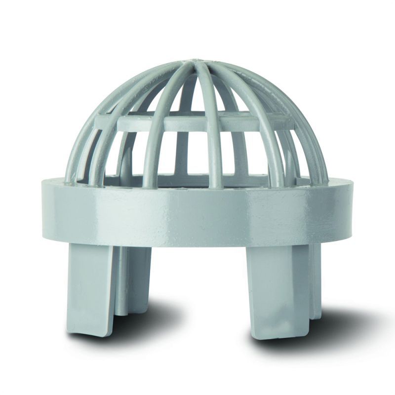 POLYPIPE SOIL VENT TERMINAL 82mm SV32 SV32G GREY