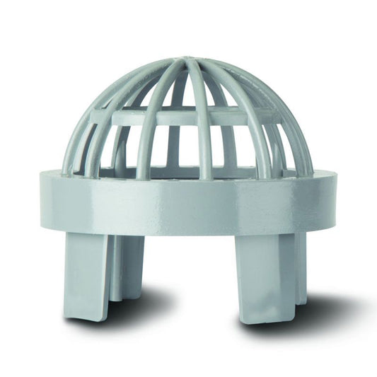 POLYPIPE SOIL VENT TERMINAL 82mm SV32 SV32G GREY