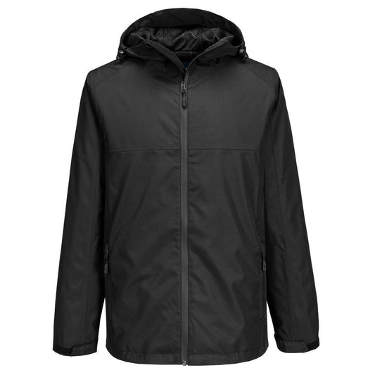 Professional Rain Jacket, L, R, Black