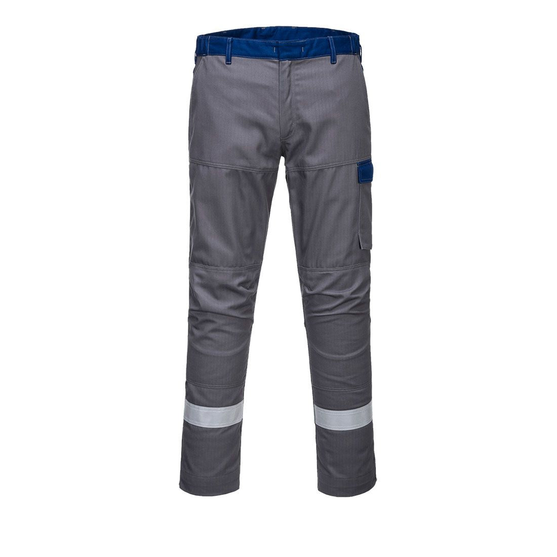 Bizflame Industry Two Tone Trousers, 30, R, Grey