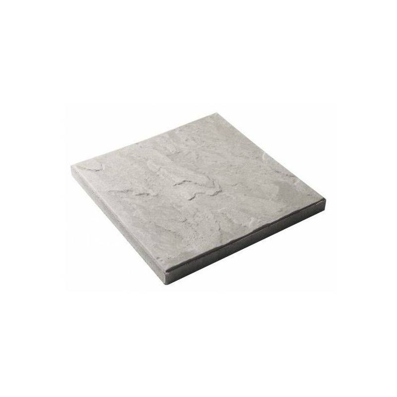 OAKDALE 450 x 450 x 38mm BEDALE RIVEN PAVING GREY BED33E50