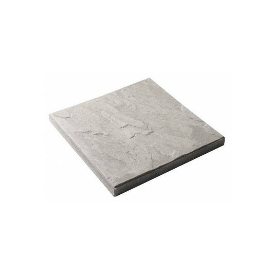 OAKDALE 450 x 450 x 38mm BEDALE RIVEN PAVING GREY BED33E50