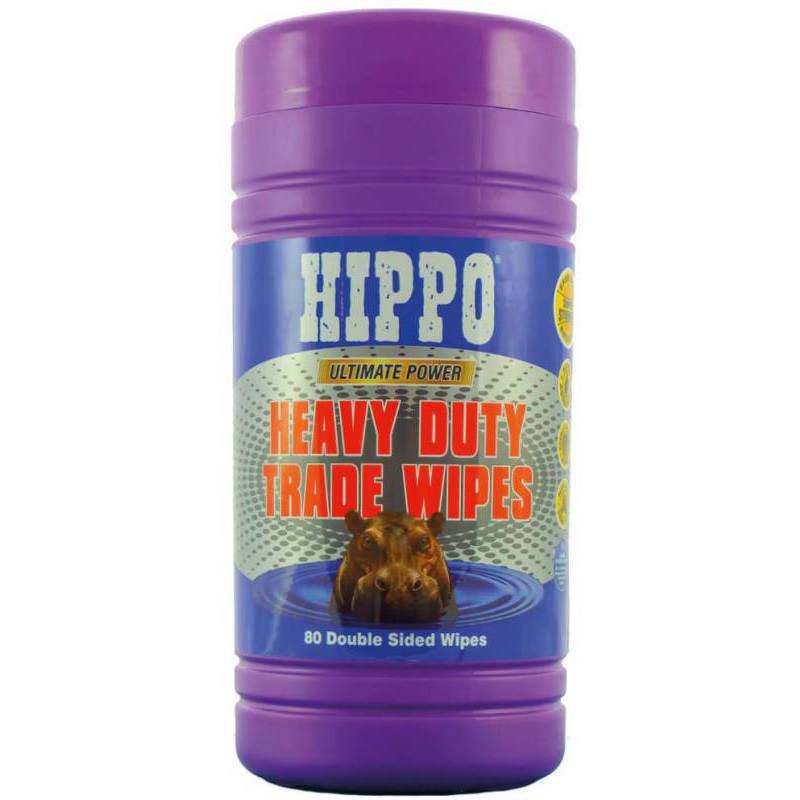 HIPPO HEAVY DUTY TRADE WIPES (TUB 80) H18711