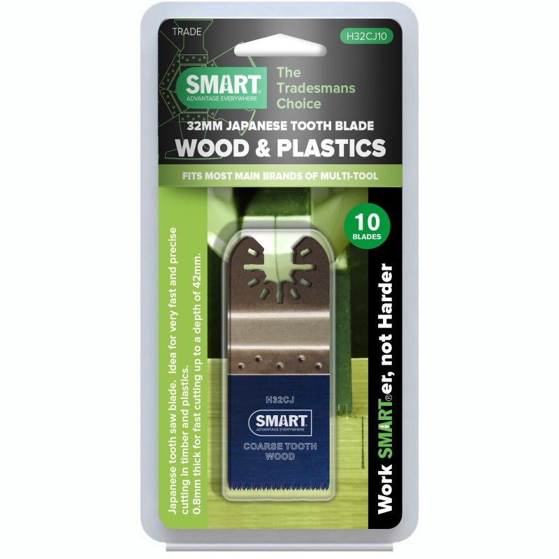 ROYD SMART H32CJ10 32mm TRADE JAPANESE TOOTH SAW BLADES (PACK 10)