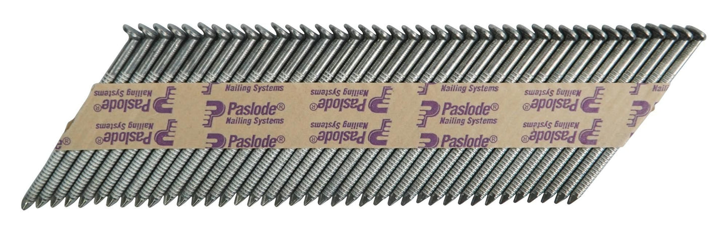 PASLODE 141073 63 x 3.1mm GALV PLUS RING NAILS & 2 FUEL CELLS FOR IM360 (BOX 2200)