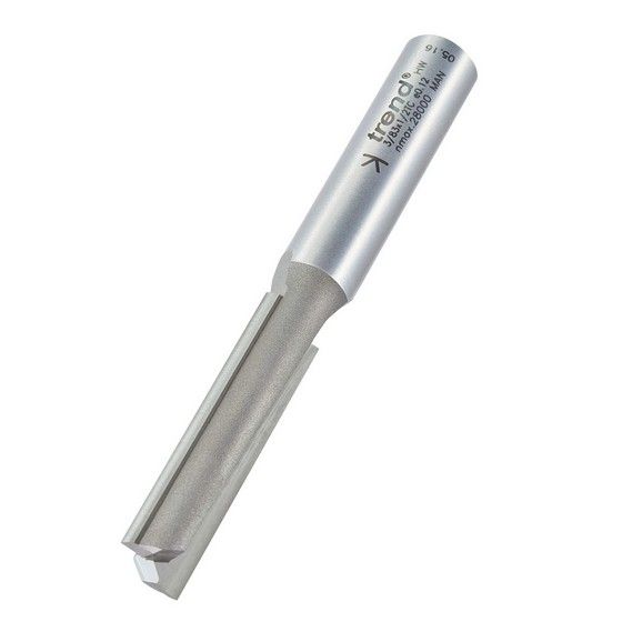 TREND 3/83X1/2TC TWO FLUTE CUTTER 1/2 INCH SHANK 12.7MM DIAMETER X 50MM