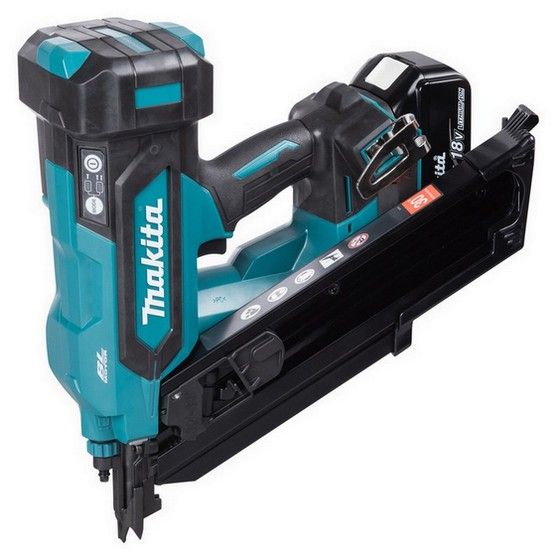 MAKITA DBN900RTE 18V LXT BRUSHLESS 1ST FIX NAIL GUN 2 x 5.0ah Li-ion BATTERIES & CHARGER