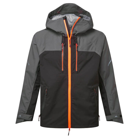 EV4 Shell Rain Jacket, L, R, Metal Grey
