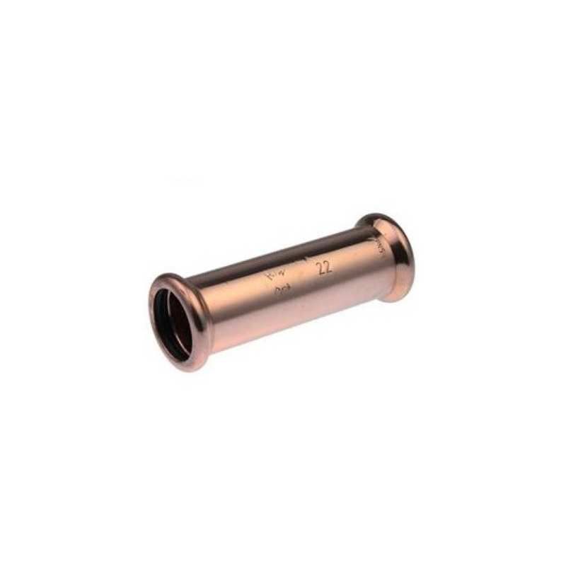 YORKSHIRE XPRESS S1/7270S COPPER SLIP PATTERN STRAIGHT COUPLING 15mm 38044