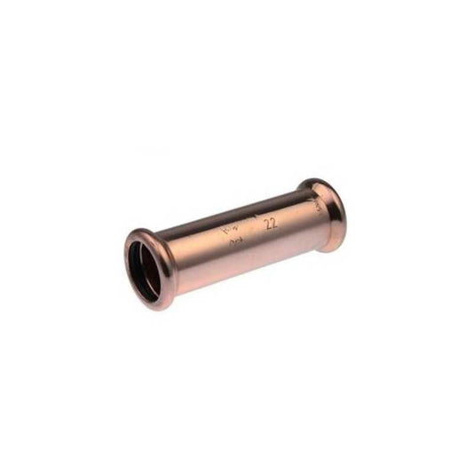 YORKSHIRE XPRESS S1/7270S COPPER SLIP PATTERN STRAIGHT COUPLING 15mm 38044