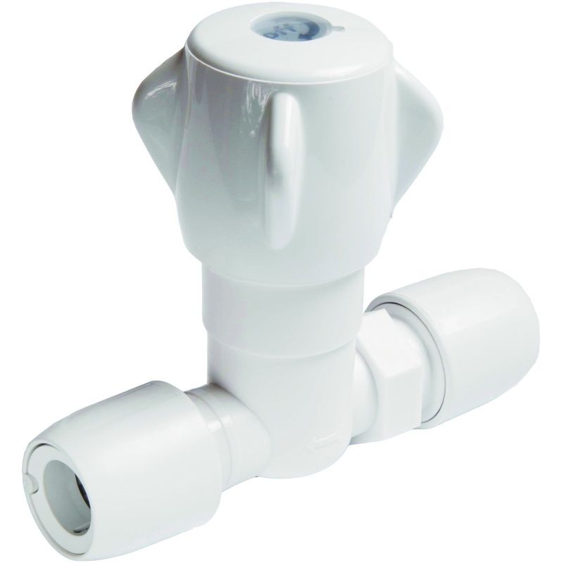 HEP2O NEW STOPCOCK COLD WATER 15mm WHITE HX36/15W
