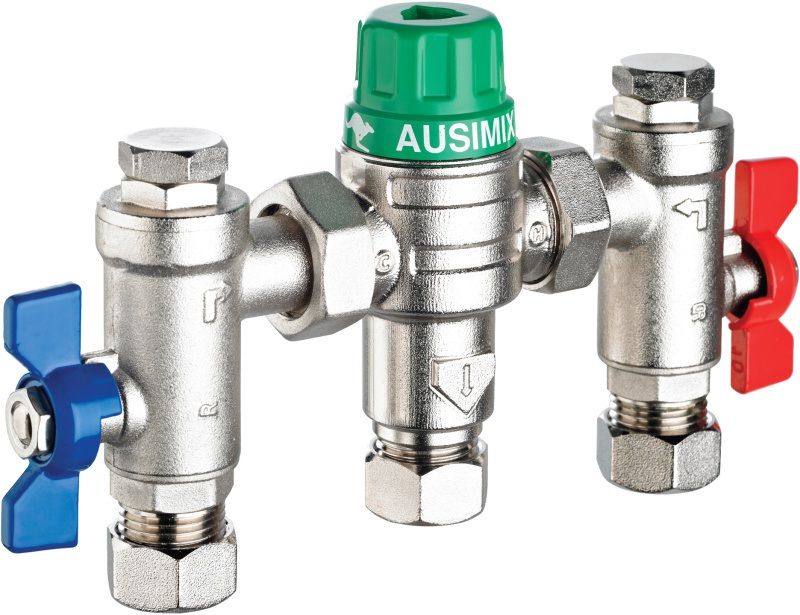 SPEEDFIT TMV2-3 AUSIMIX 4-IN-1 THERMO MIX VALVE 15mm HEAT110780