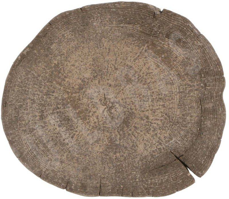 BRADSTONE STONE WOOD STEPPING STONE 290 x 450 x 50mm ANTIQUE BROWN 20775