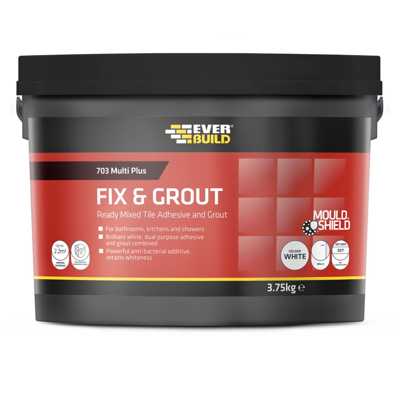 Everbuild 703 Fix & Grout Tile Adhesive 3.75Kg FIX02