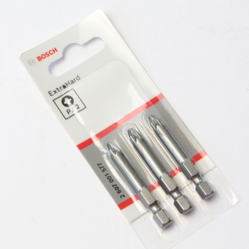 BOSCH 2607001579 EXTRA HARD SCREWDRIVER BIT PZ3 x 49mm